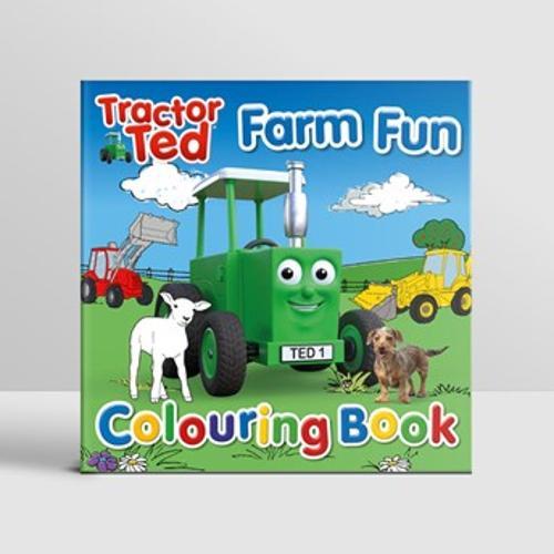 Tractor Ted Farm Fun Colouring Book - by Alexandra Heard - Paperback