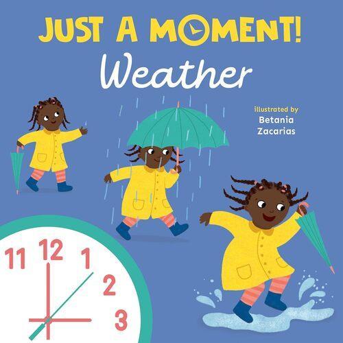 Just A Moment Weather - Children's Board Book - by Childs Play