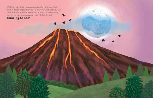Can Volcanoes Turn the Moon Blue - Children's Book - by Olivia Watson Hardcover