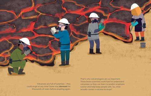 Can Volcanoes Turn the Moon Blue - Children's Book - by Olivia Watson Hardcover