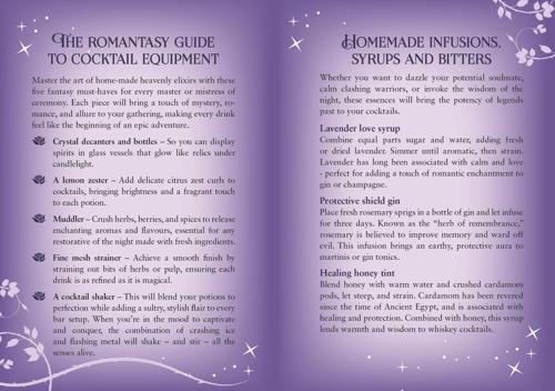 The Romantasy Cocktail Book - Hardcover