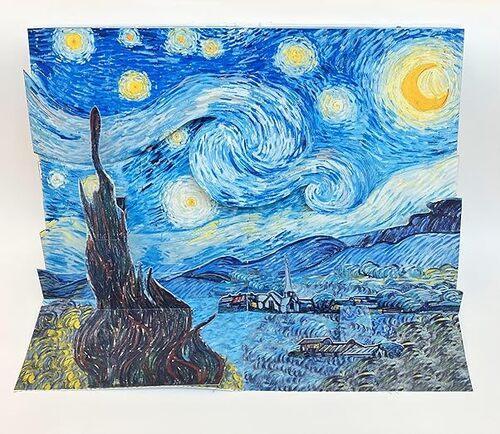 Van Gogh The Pop Up Book - by David Carter - Hardcover