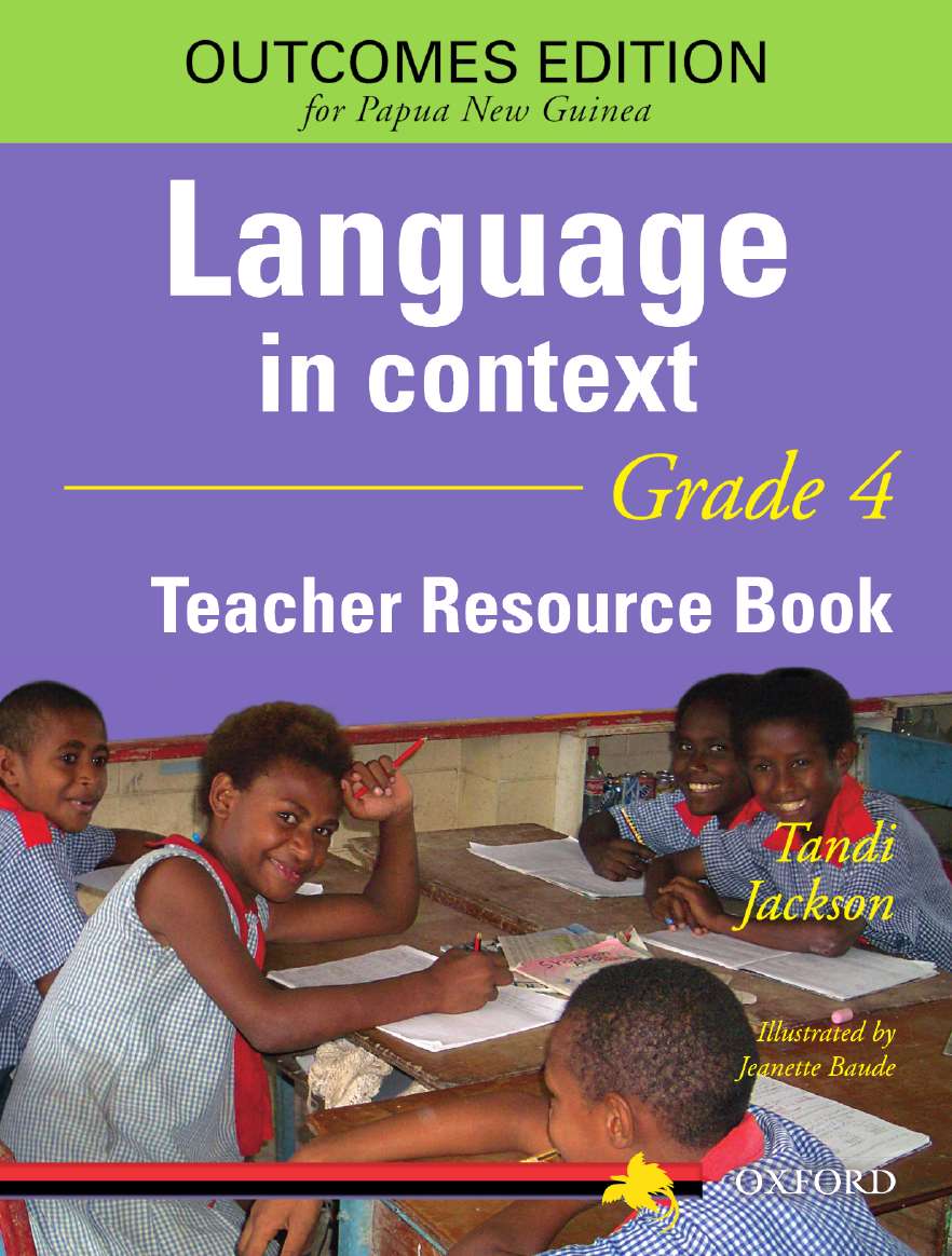 Papua New Guinea Language In Context Grade 4 Teacher Resource Book