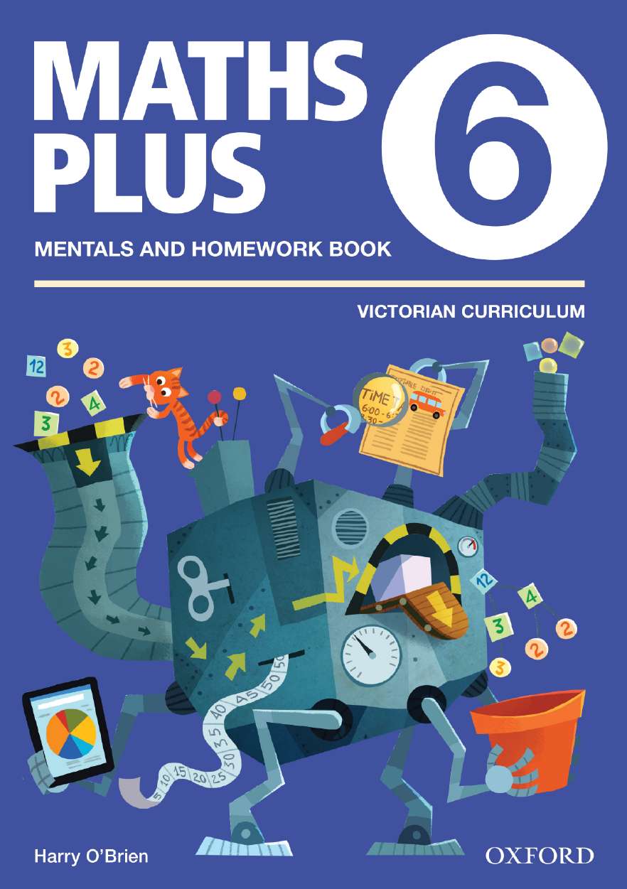 Maths Plus VIC Aus Curriculum Edition Mentals & Homework Book 6 2016