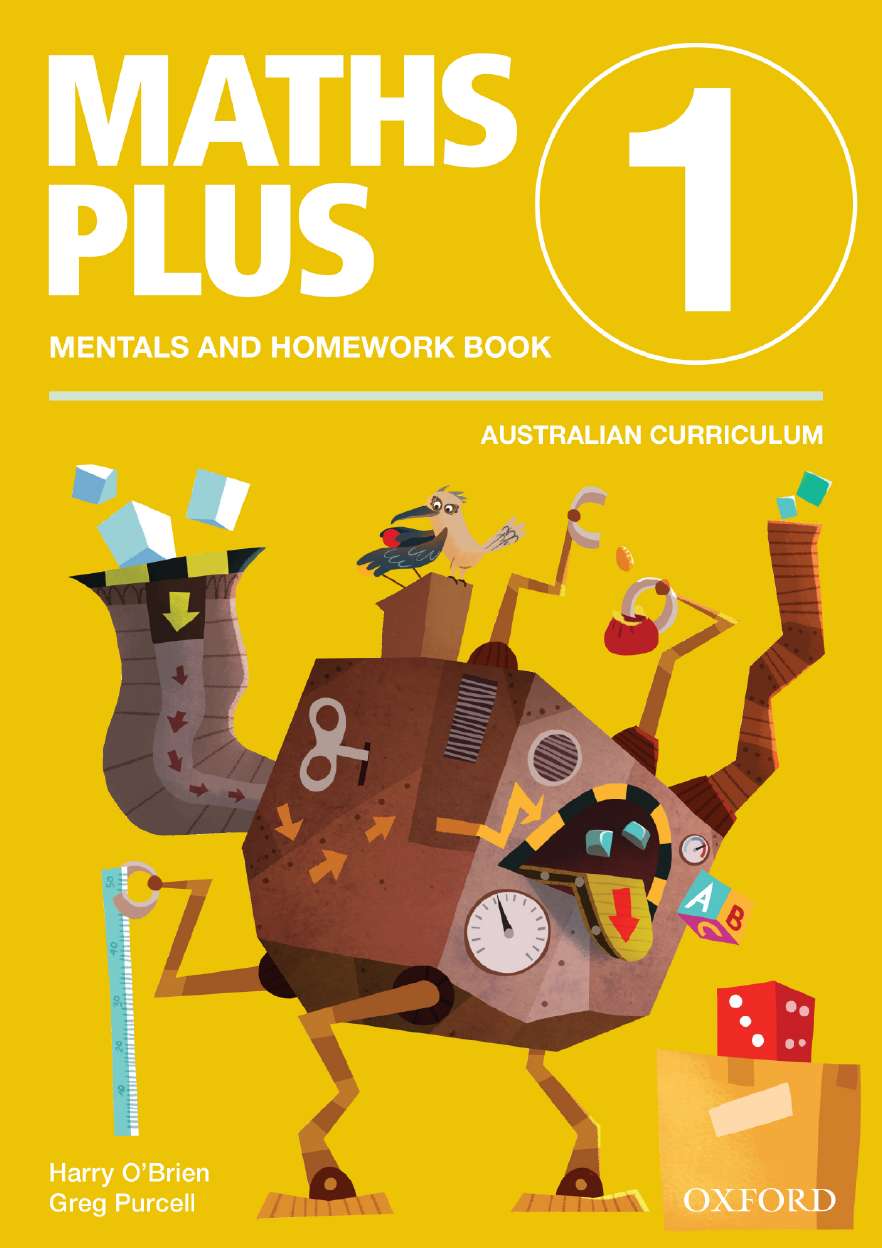 Maths Plus Aus Curriculum Edition Mentals & Homework Book 1 2016