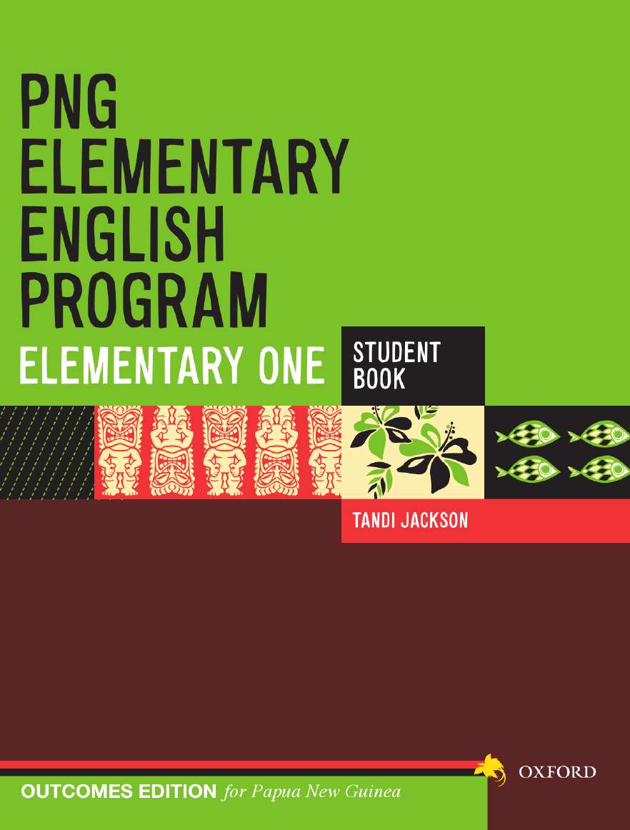 PNG Elementary English Program Student Book Elementary 1