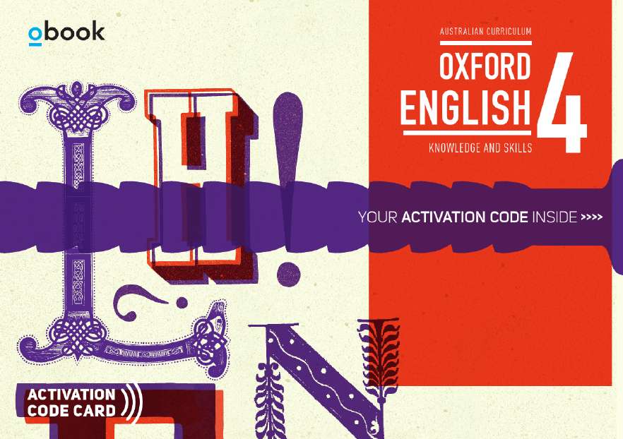 Oxford English 4 Knowledge and Skills Australian Curriculum Student obook assess