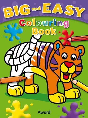 Big &amp; Easy Colouring Books: Tiger